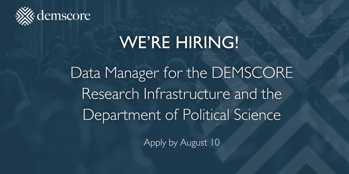 Data manager position