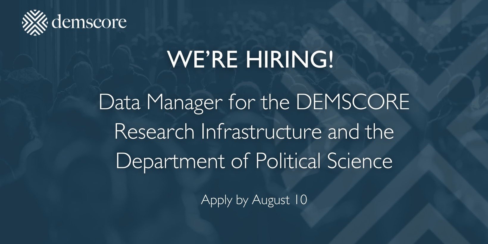 Data manager position