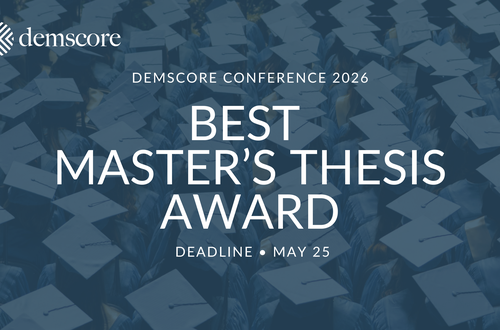 Master's Thesis Award 2026