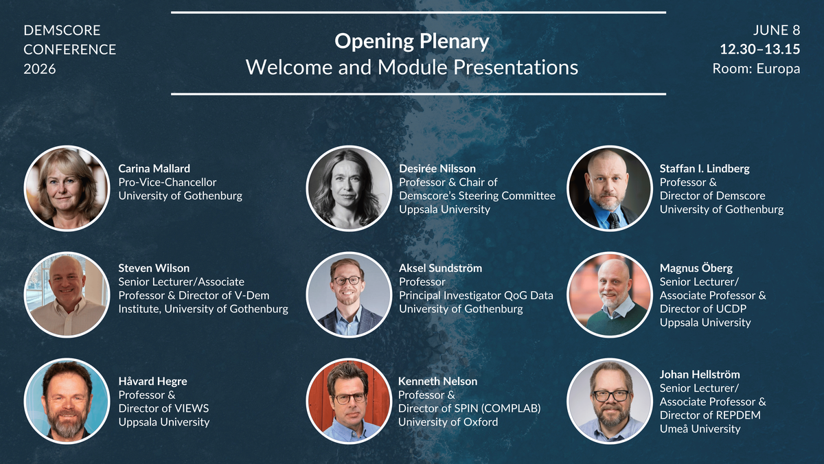 Opening Plenary